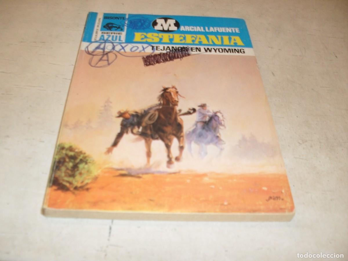 Tebeos: BOLSILIBROS BISONTE,S.AZUL,N&ordm; 386,TEJANOS EN WYOMING,DE ESTEFANIA,BRUGUERA,A&Ntilde;OS 80