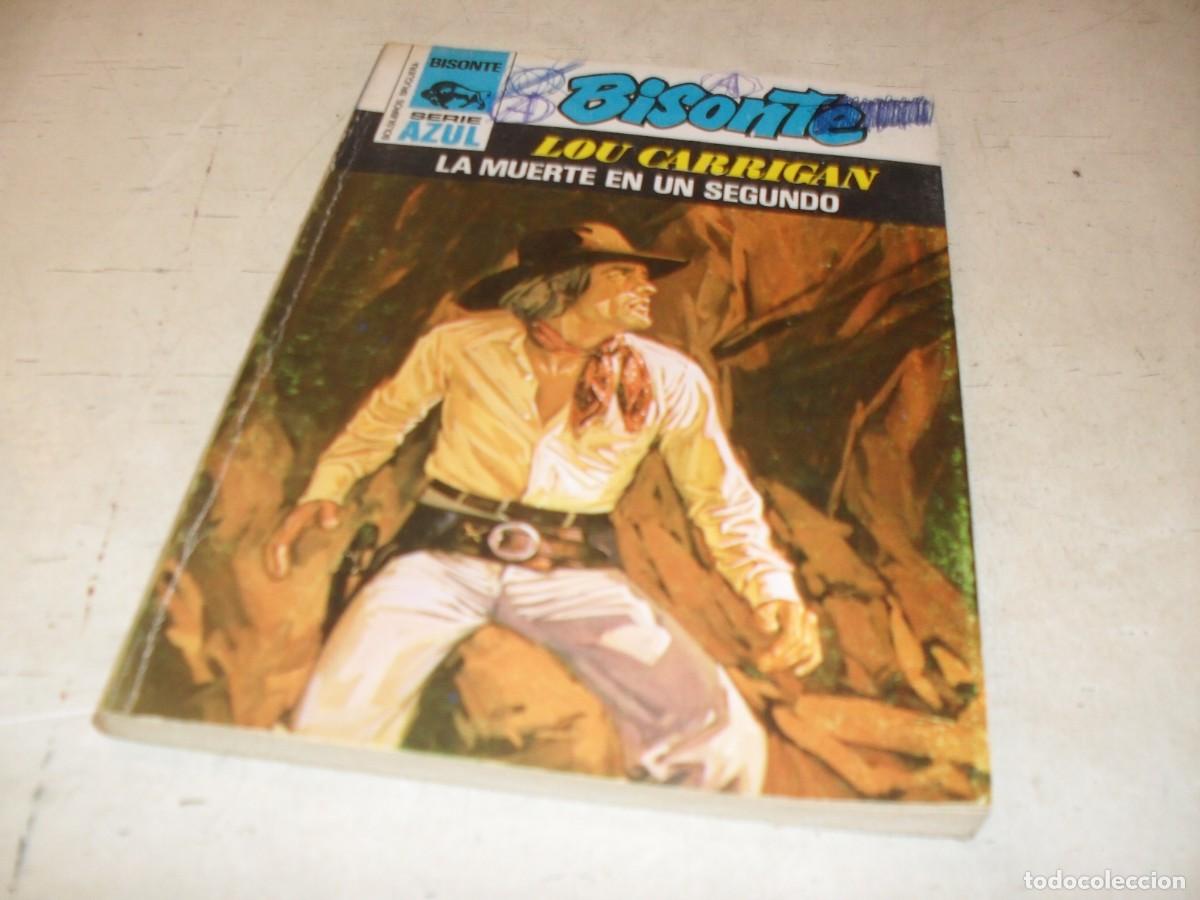 Tebeos: BOLSILIBROS BISONTE,S.AZUL,N&ordm; 319,LA MUERTE EN UN SEGUNDO,BRUGUERA,A&Ntilde;OS 80