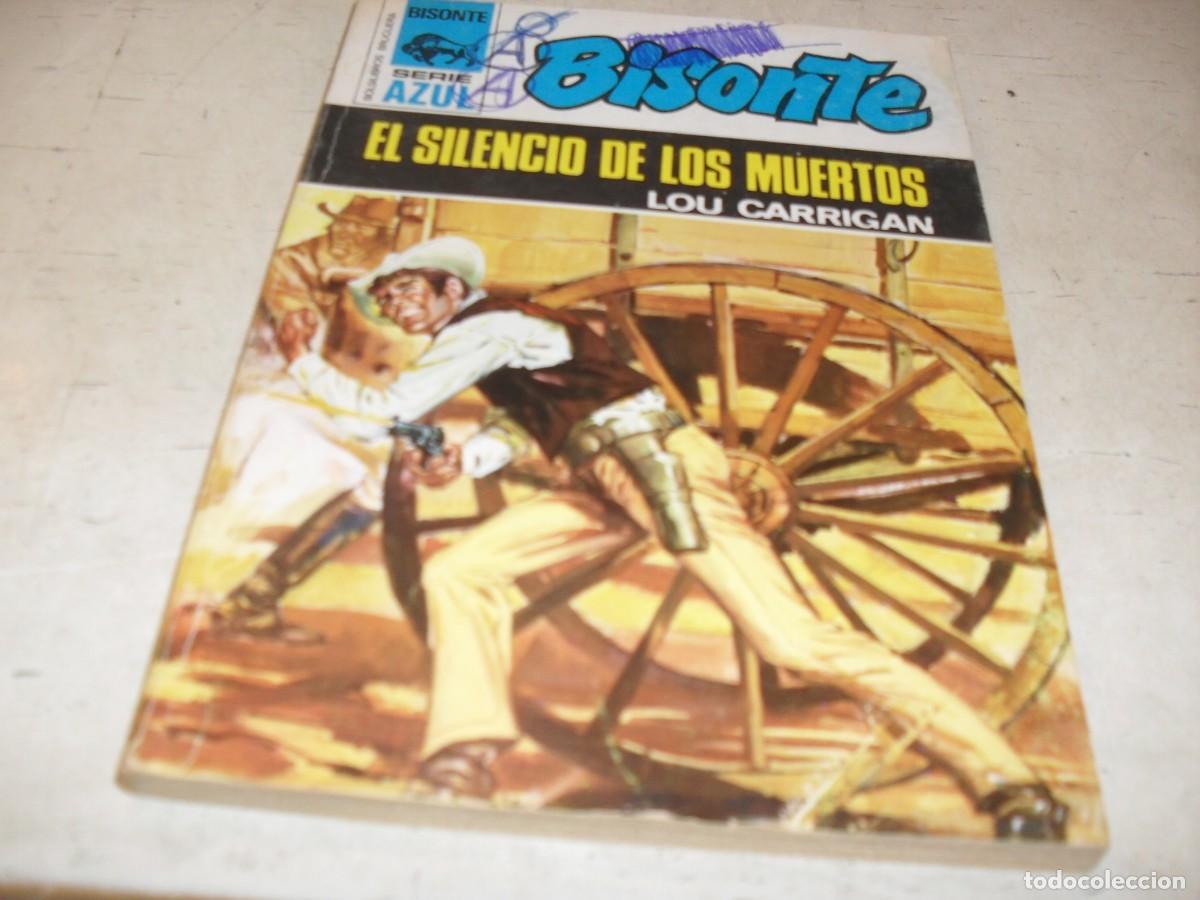 Tebeos: BOLSILIBROS BISONTE,S.AZUL,N&ordm; 268,EL SILENCIO DE LOS MUERTOS,DE LOU CARRIGAN,BRUGUERA,A&Ntilde;OS 70