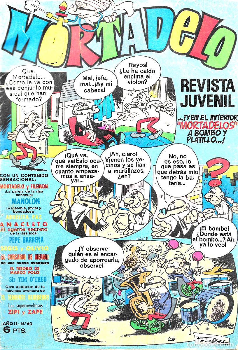Tebeos: Revista Juvenil MORTADELO. N&ordm; 40