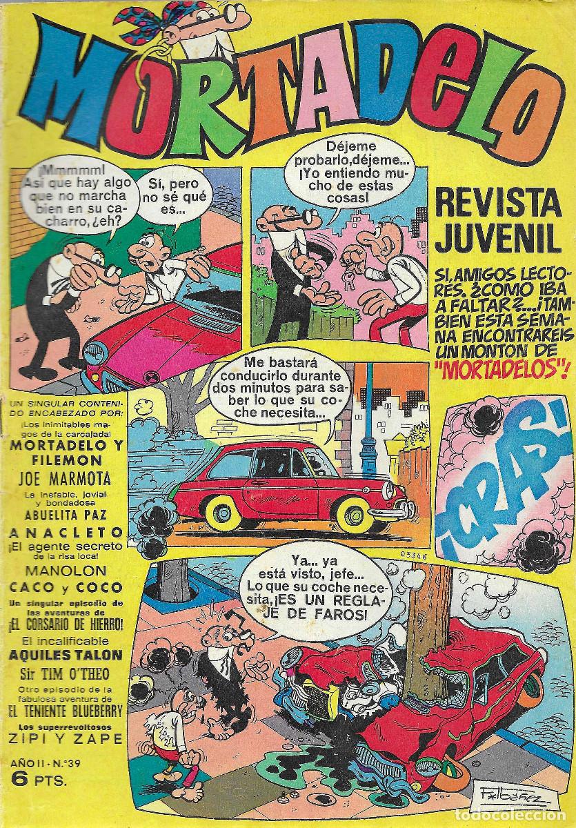 Tebeos: Revista Juvenil MORTADELO. N&ordm; 39
