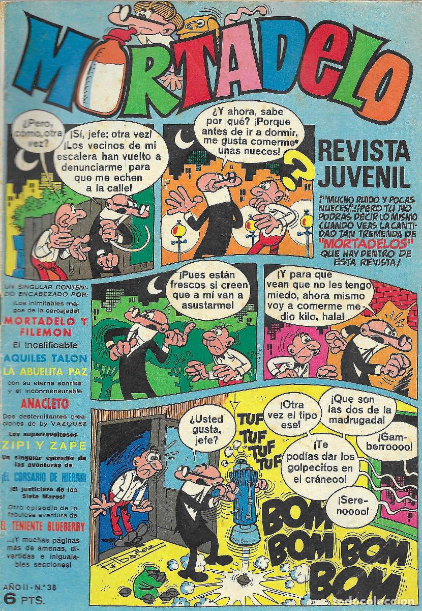 Tebeos: Revista Juvenil MORTADELO. N&ordm; 38
