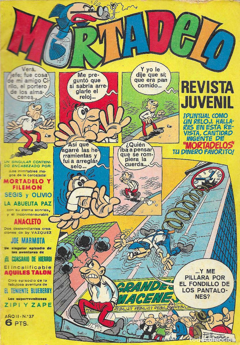 Tebeos: Revista Juvenil MORTADELO. N&ordm; 37