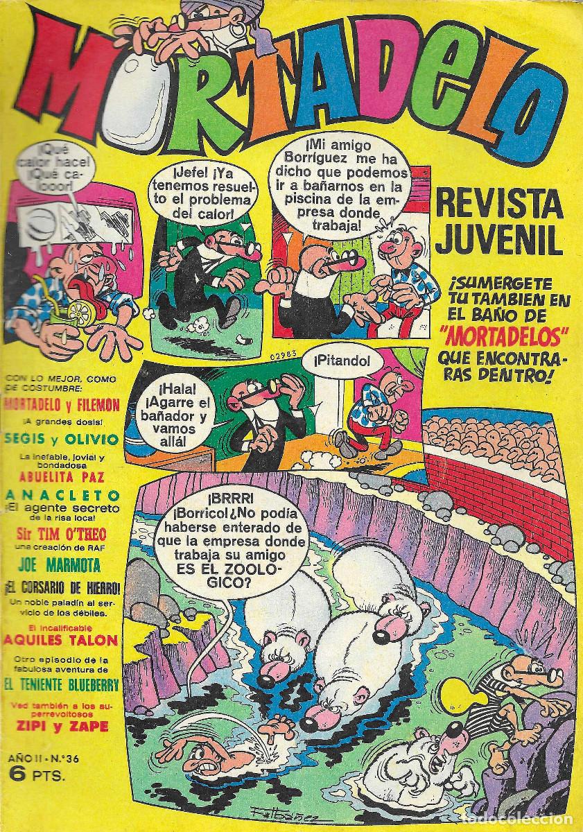 Tebeos: Revista Juvenil MORTADELO. N&ordm; 36