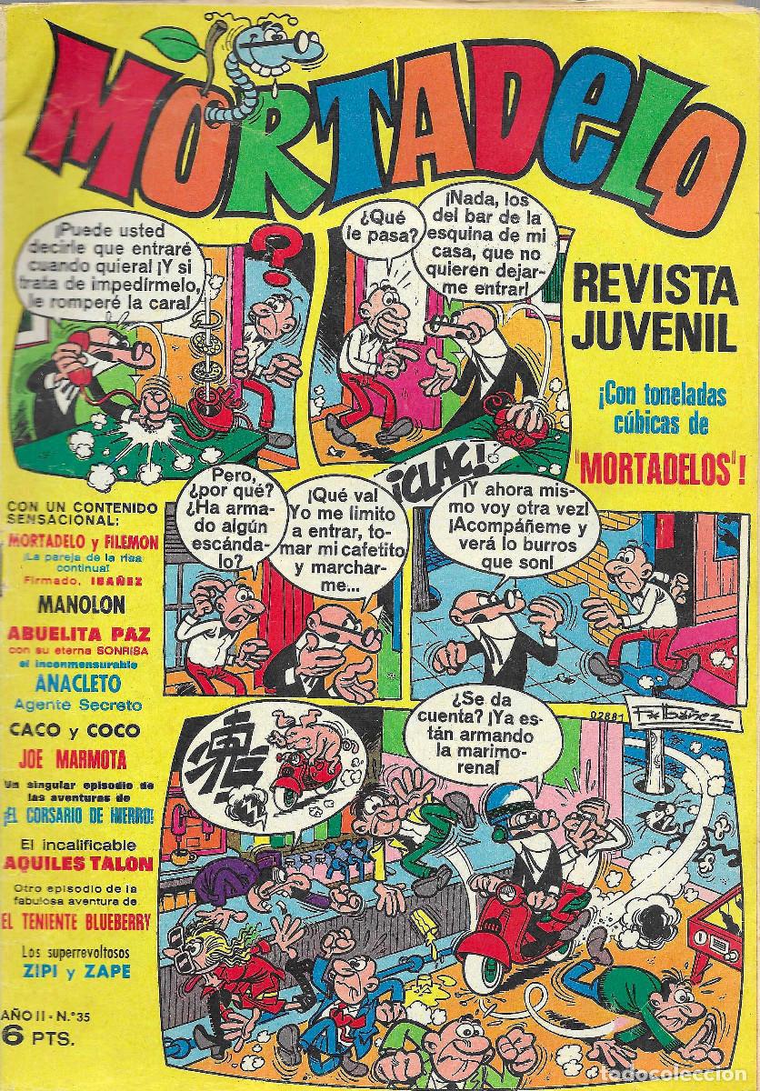 Tebeos: Revista Juvenil MORTADELO. N&ordm; 35
