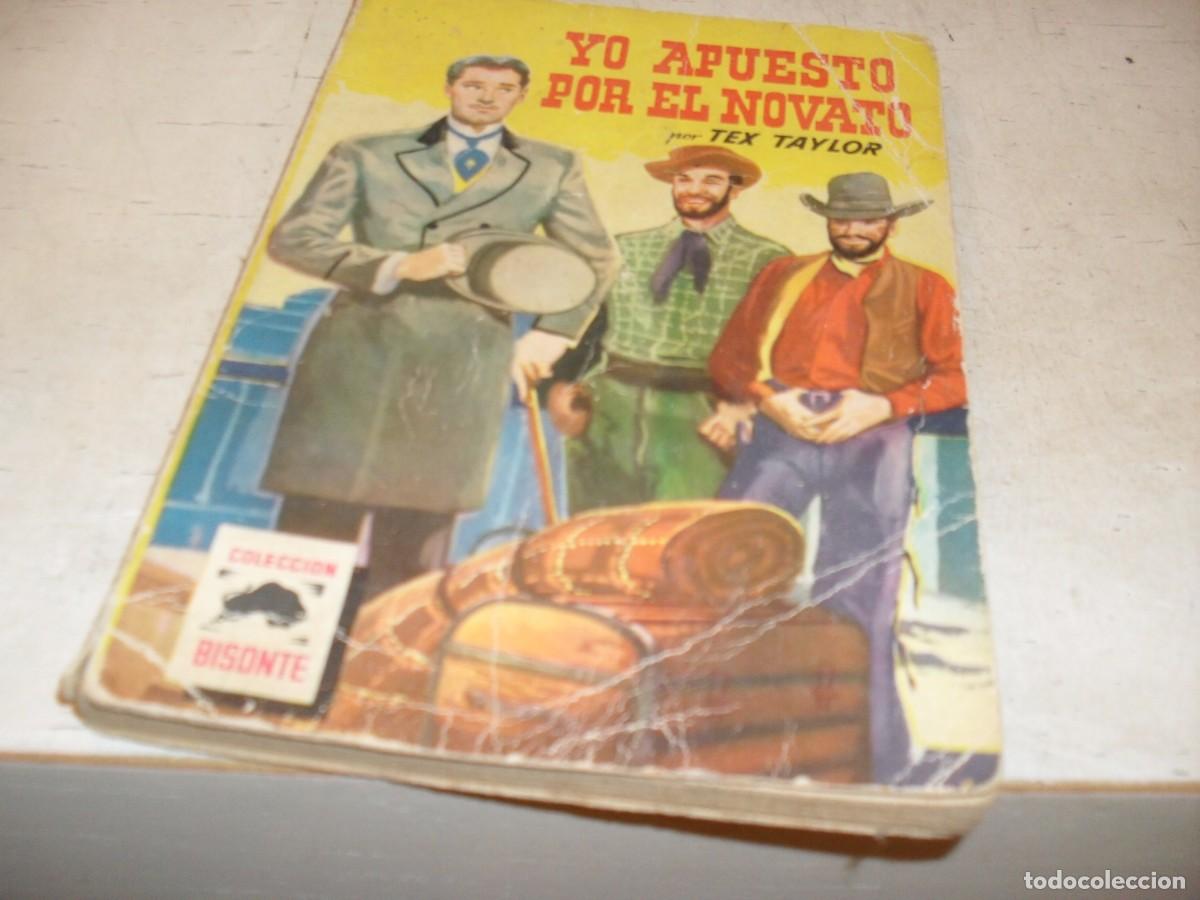 Tebeos: BOLSILIBROS BISONTE,N&ordm; 335,YO APUESTO POR EL NOVATO,DE TEX TAYLOR,BRUGUERA,A&Ntilde;OS 60