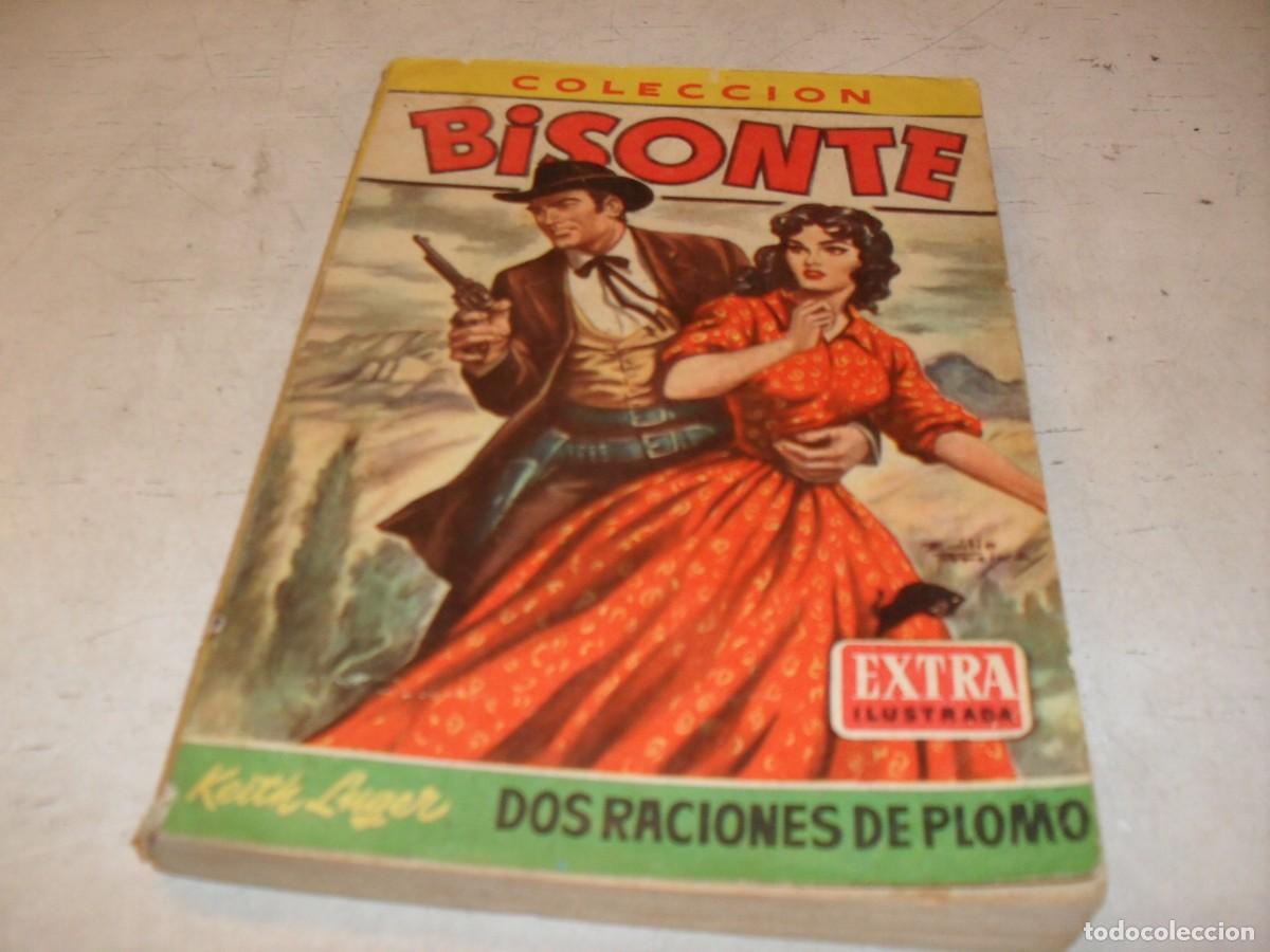 Tebeos: BOLSILIBROS BISONTE,N&ordm; 283,DOS RACIONES DE PLOMO,CON COMIC EN INTERIOR,BRUGUERA,A&Ntilde;OS 60