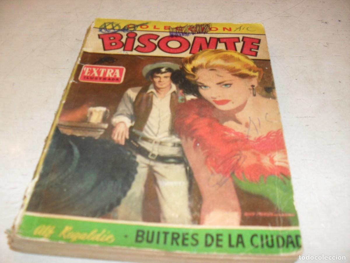 Tebeos: BOLSILIBROS BISONTE,N&ordm; 107,BUITRES DE LA CIUDAD,CON COMIC EN INTERIOR,BRUGUERA,A&Ntilde;OS 60