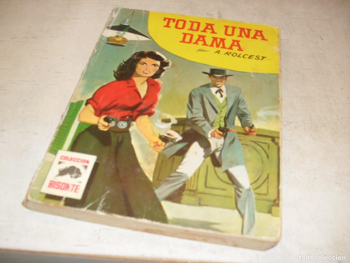 Tebeos: BOLSILIBROS BISONTE,N&ordm; ??,TODA UNA DAMA,JENA SEBERG EN CONTRAPORTADA,BRUGUERA,A&Ntilde;OS 60