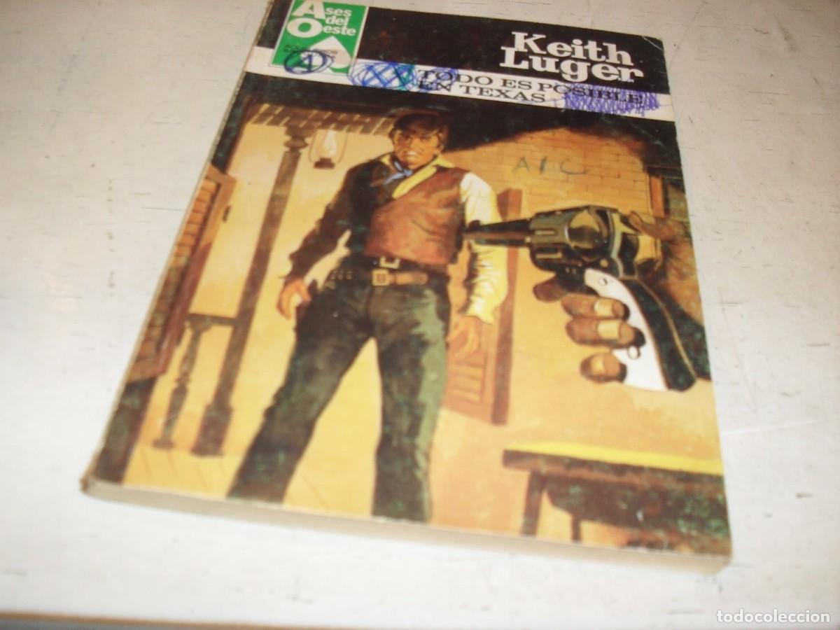 Tebeos: BOLSILIBROS ASES DEL OESTE N&ordm; 1248,TODO ES POSIBLE EN TEXAS,DE KEITH LUGER,BRUGUERA,A&Ntilde;OS 80