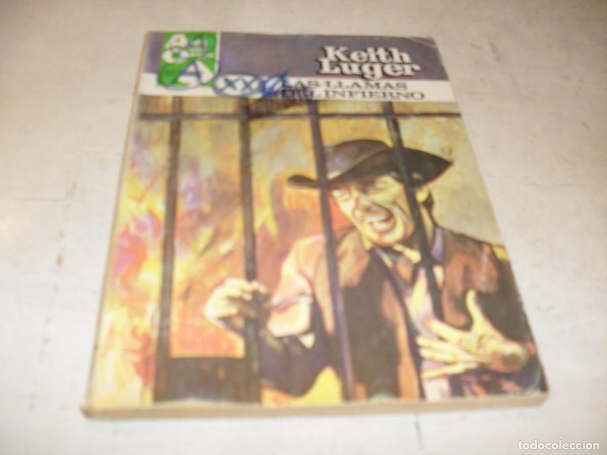 Tebeos: BOLSILIBROS ASES DEL OESTE N&ordm; 1241,LAS LLAMAS DEL INFIERNO,DE KEITH LUGER,BRUGUERA,A&Ntilde;OS 80
