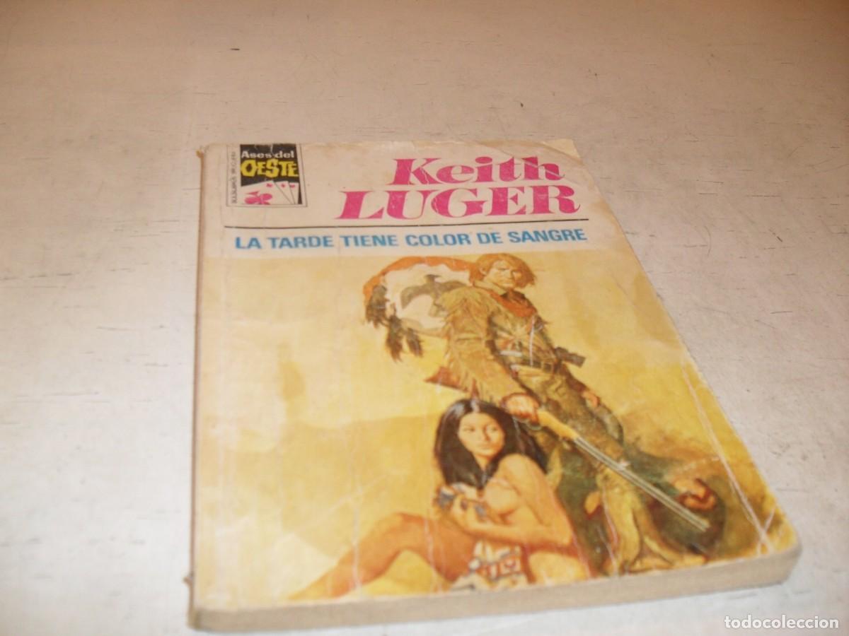 Tebeos: BOLSILIBROS ASES DEL OESTE N&ordm; 933,LA TARDE TIENE COLOR DE SANGRE,DE KEITH LUGER,BRUGUERA,A&Ntilde;OS 70