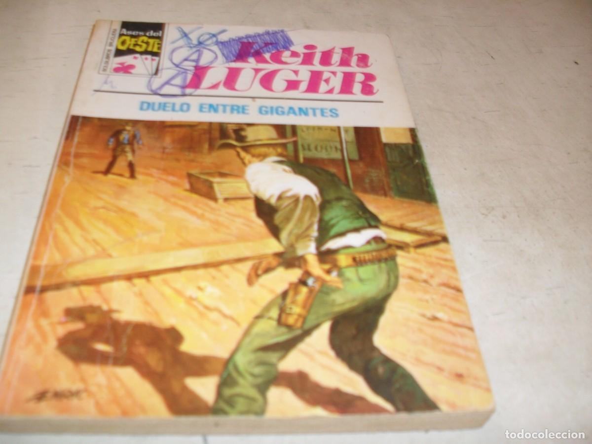 Tebeos: BOLSILIBROS ASES DEL OESTE N&ordm; 875,DUELO ENTRE GIGANTES,DE KEITH LUGER,BRUGUERA,A&Ntilde;OS 70