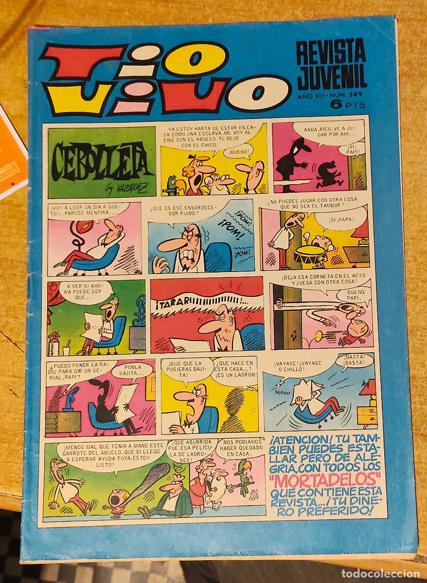 Tebeos: tio vivo - n 549 - segunda &eacute;poca - ed. bruguera