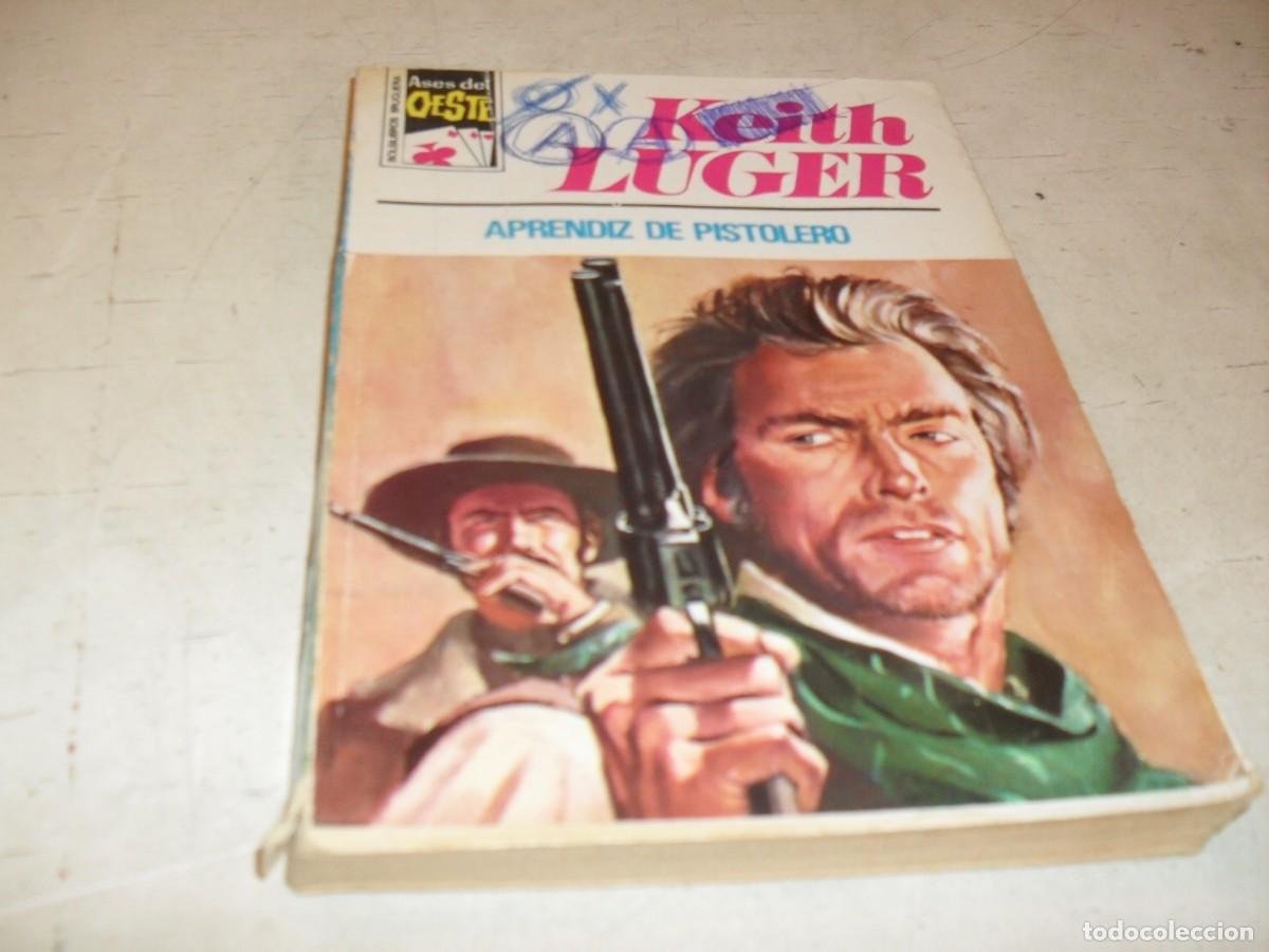 Tebeos: BOLSILIBROS ASES DEL OESTE N&ordm; 772,APRENDIZ DE PISTOLERO,DE KEITH LUGER,BRUGUERA,A&Ntilde;OS 70