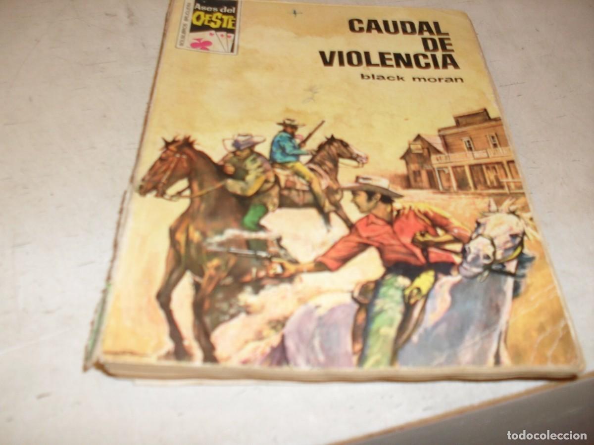 Tebeos: BOLSILIBROS ASES DEL OESTE N&ordm; 673,CAUDAL DE VIOLENCIA,DE BLACK MORAN,BRUGUERA,A&Ntilde;OS 70