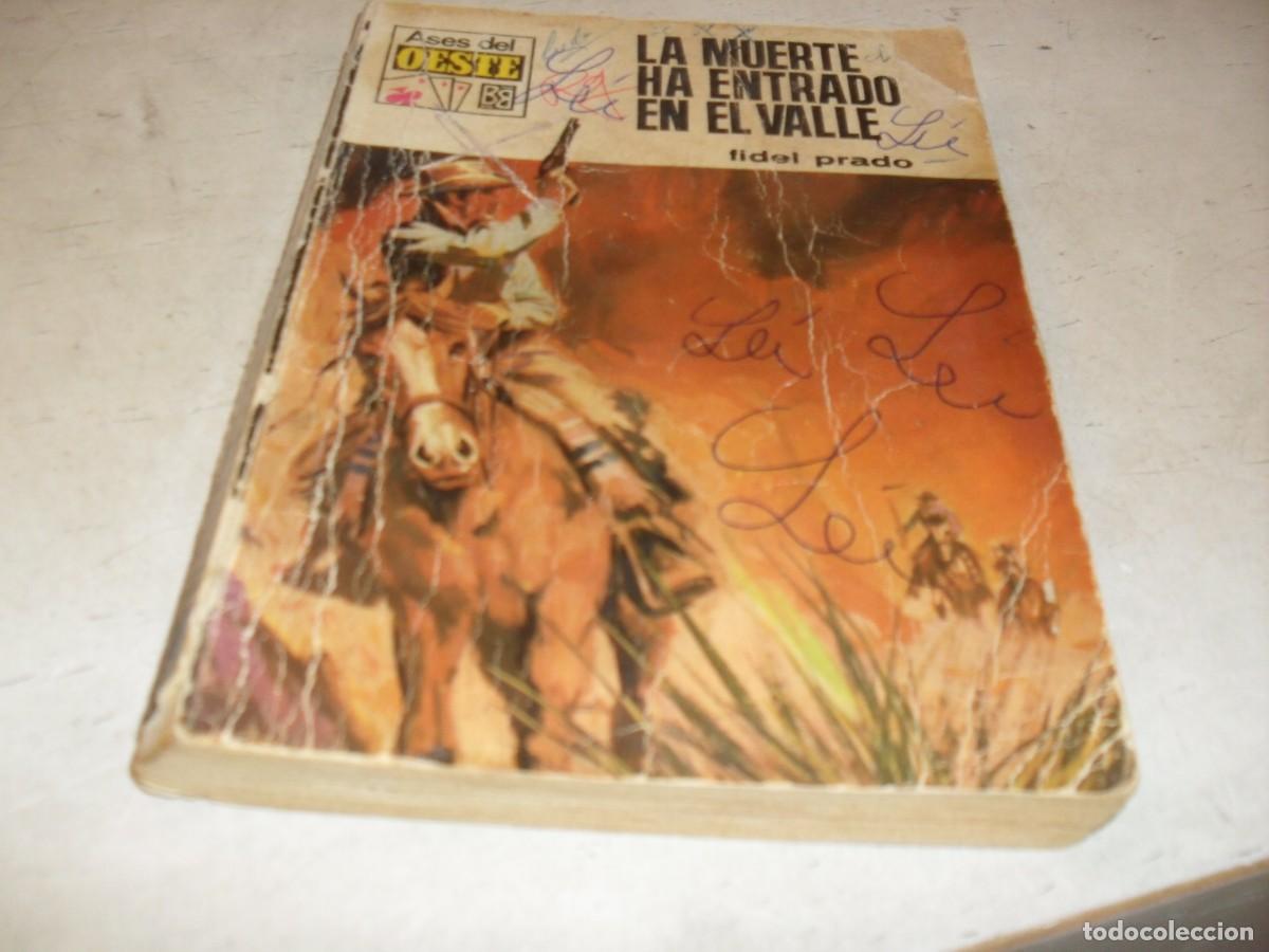 Tebeos: BOLSILIBROS ASES DEL OESTE N&ordm; 552,LA MUERTE HA ENTRADO EN EL VALLE,DE FIDEL PRADO,BRUGUERA,A&Ntilde;OS 70