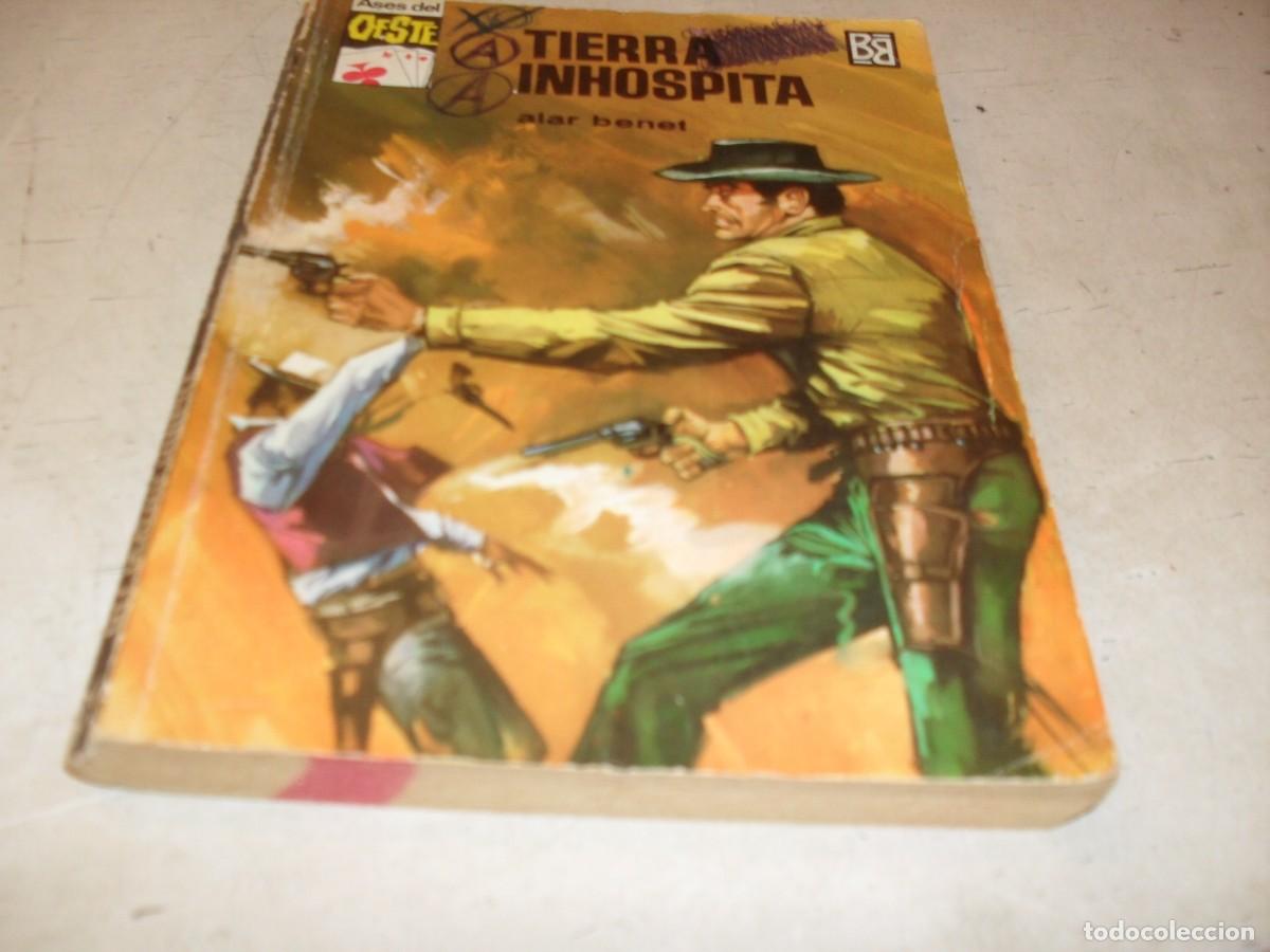Tebeos: BOLSILIBROS ASES DEL OESTE N&ordm; 448,TIERRA INHOSPITA,DE ALAR BENET,BRUGUERA,A&Ntilde;OS 60