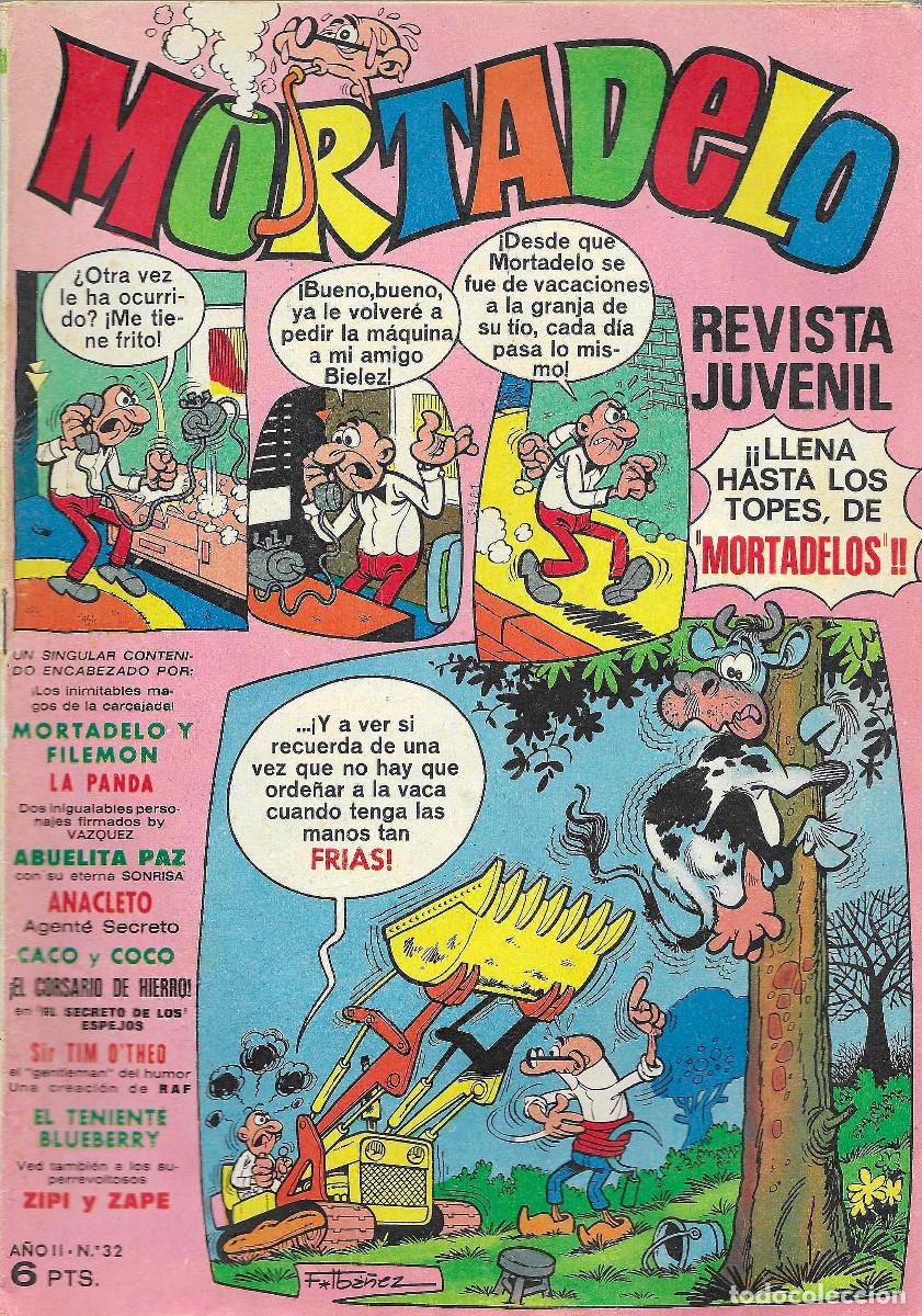 Tebeos: Revista Juvenil MORTADELO. N&ordm; 32