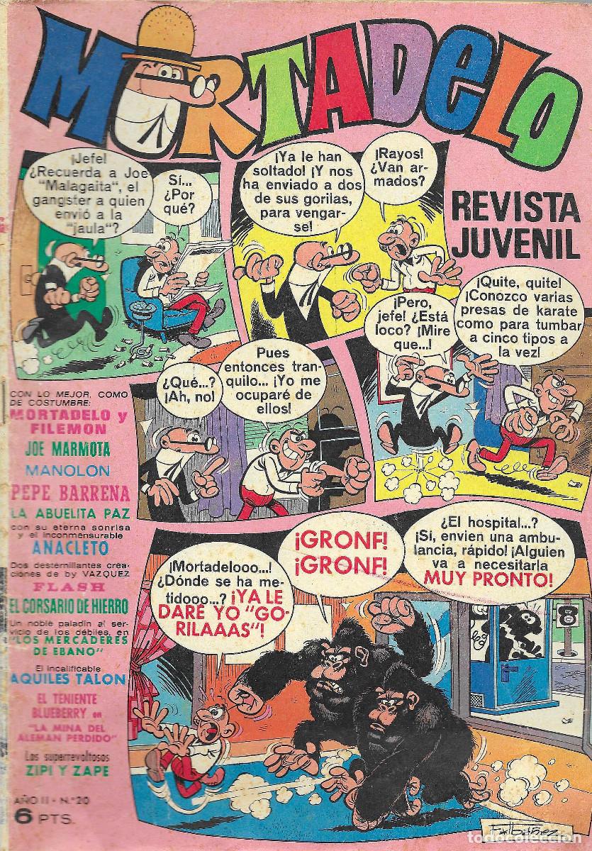 Tebeos: Revista Juvenil MORTADELO. N&ordm; 20