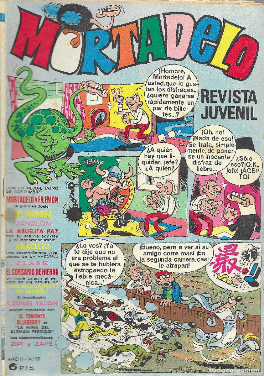Tebeos: Revista Juvenil MORTADELO. N&ordm; 19
