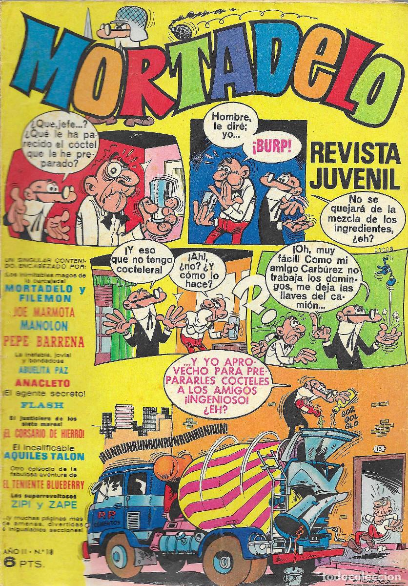 Tebeos: Revista Juvenil MORTADELO. N&ordm; 18