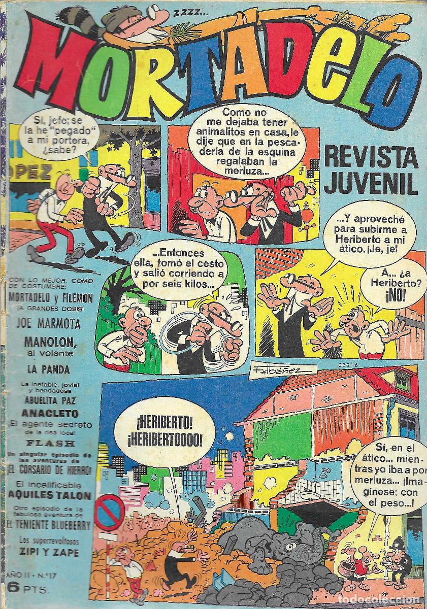 Tebeos: Revista Juvenil MORTADELO. N&ordm; 17