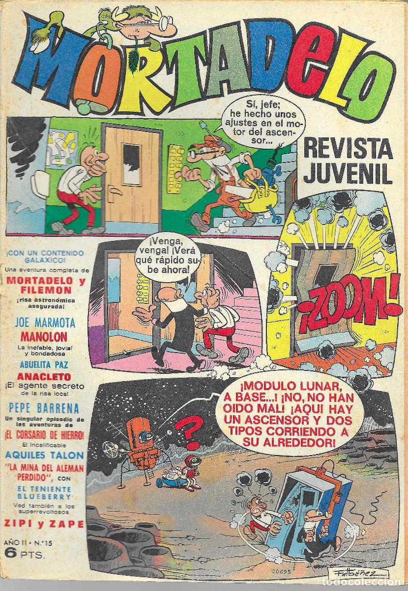 Tebeos: Revista Juvenil MORTADELO. N&ordm; 15