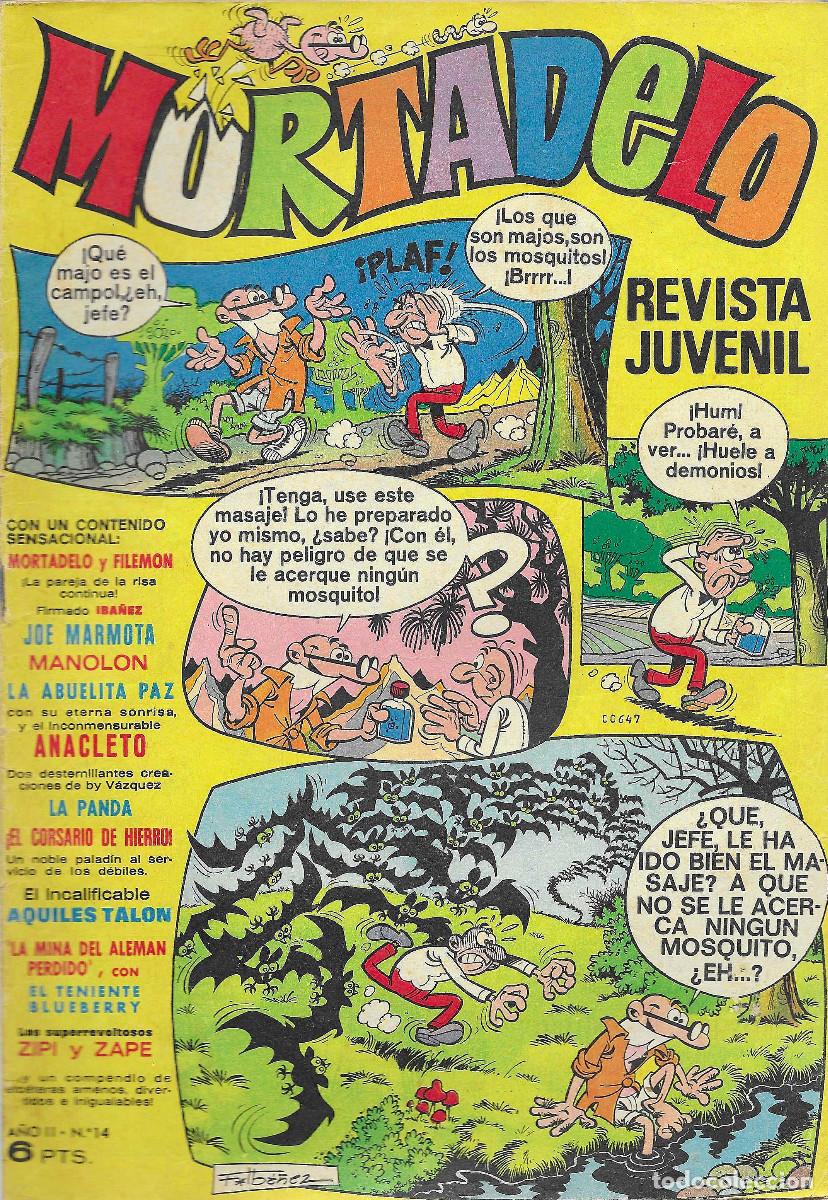 Tebeos: Revista Juvenil MORTADELO. N&ordm; 14