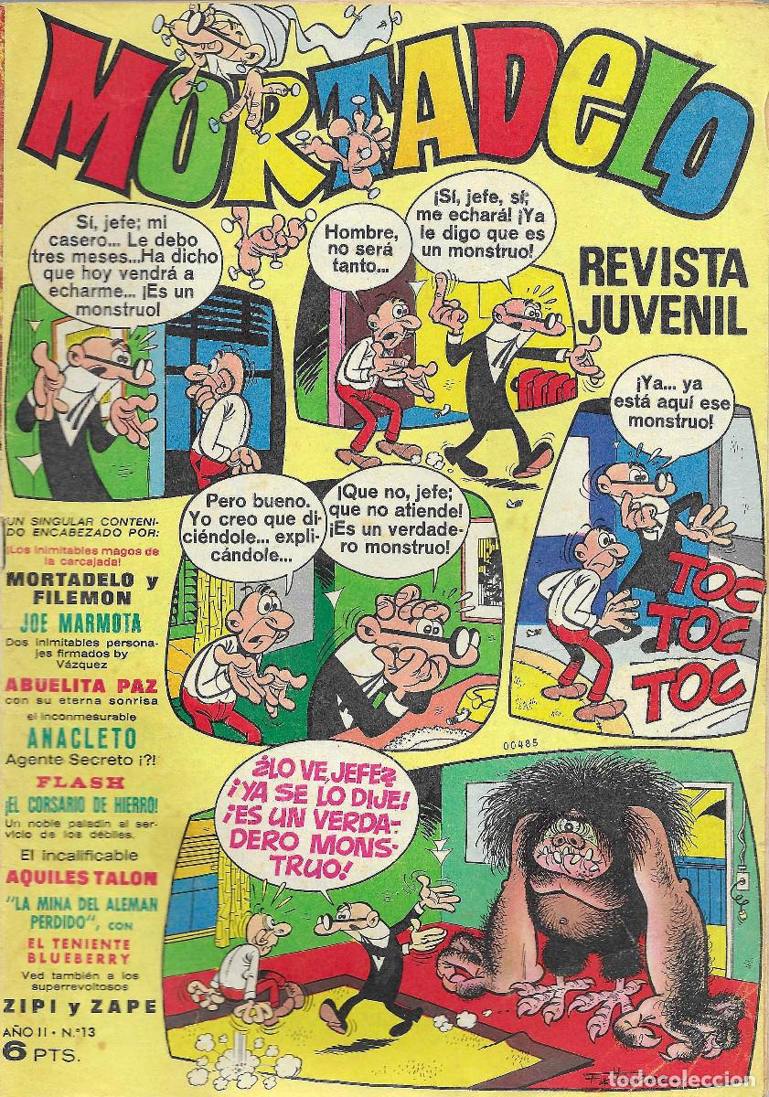 Tebeos: Revista Juvenil MORTADELO. N&ordm; 13