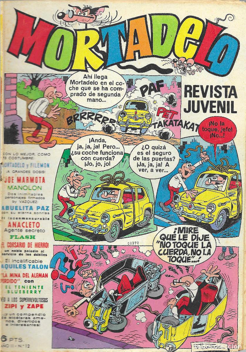 Tebeos: Revista Juvenil MORTADELO. N&ordm; 12