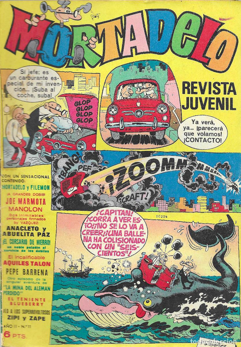 Tebeos: Revista Juvenil MORTADELO. N&ordm; 11