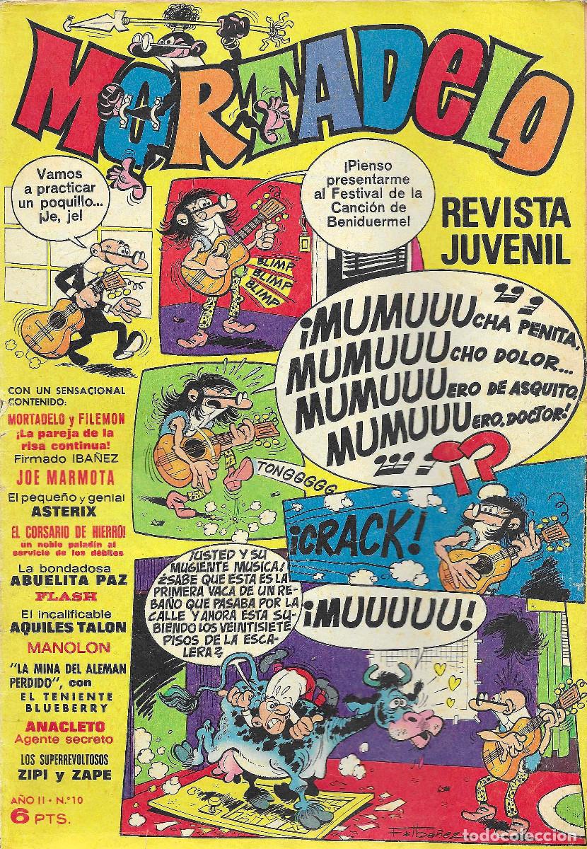 Tebeos: Revista Juvenil MORTADELO. N&ordm; 10