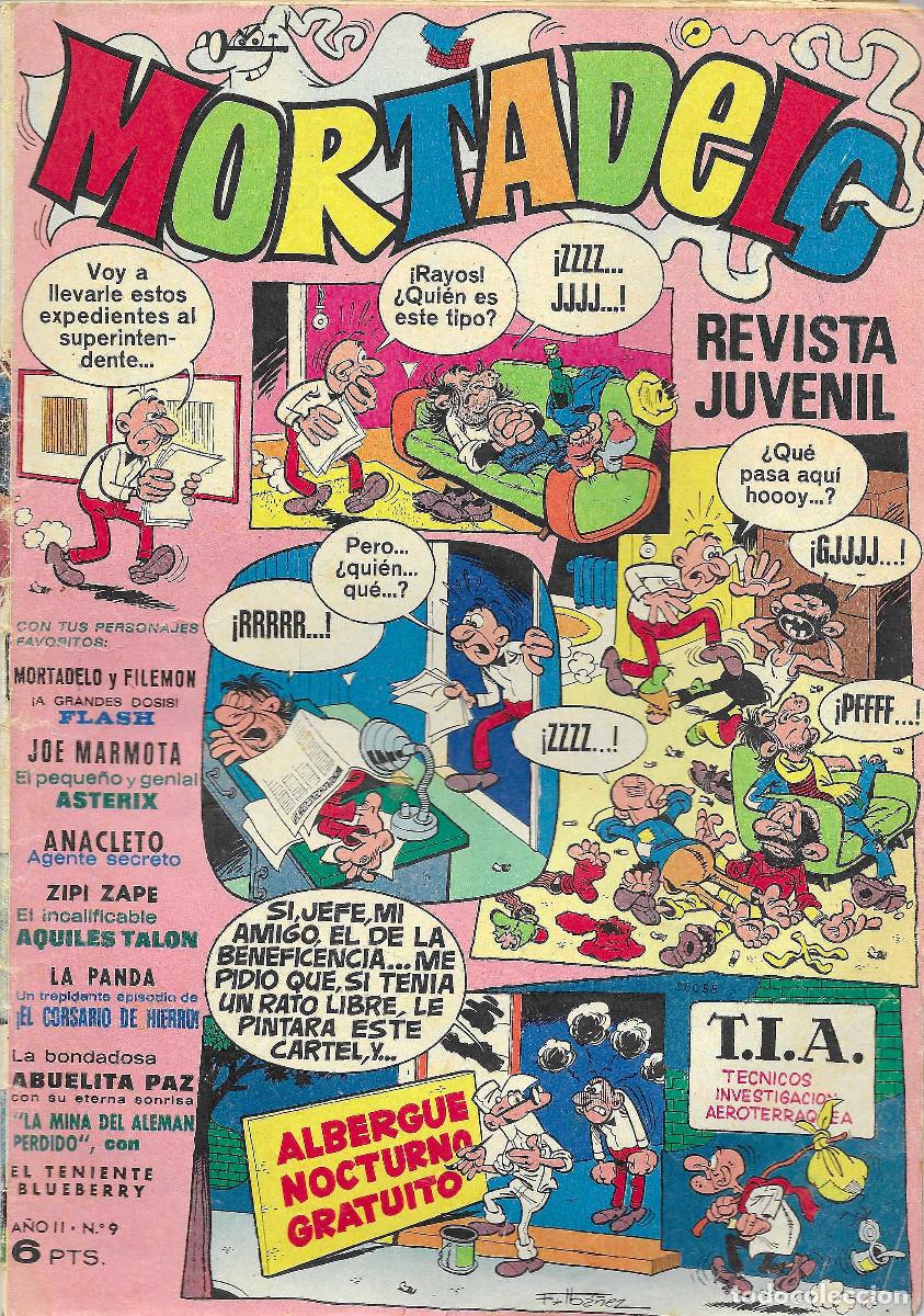 Tebeos: Revista Juvenil MORTADELO. N&ordm; 9