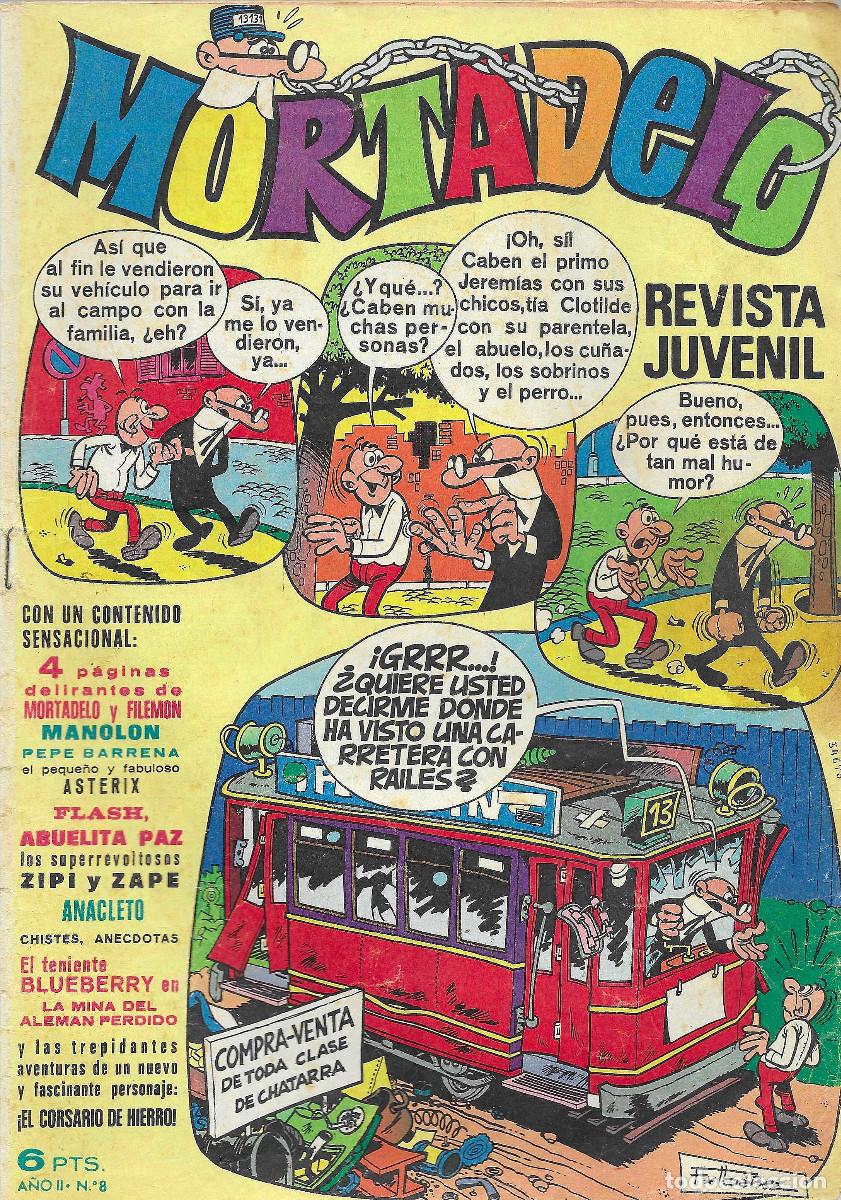 Tebeos: Revista Juvenil MORTADELO. N&ordm; 8