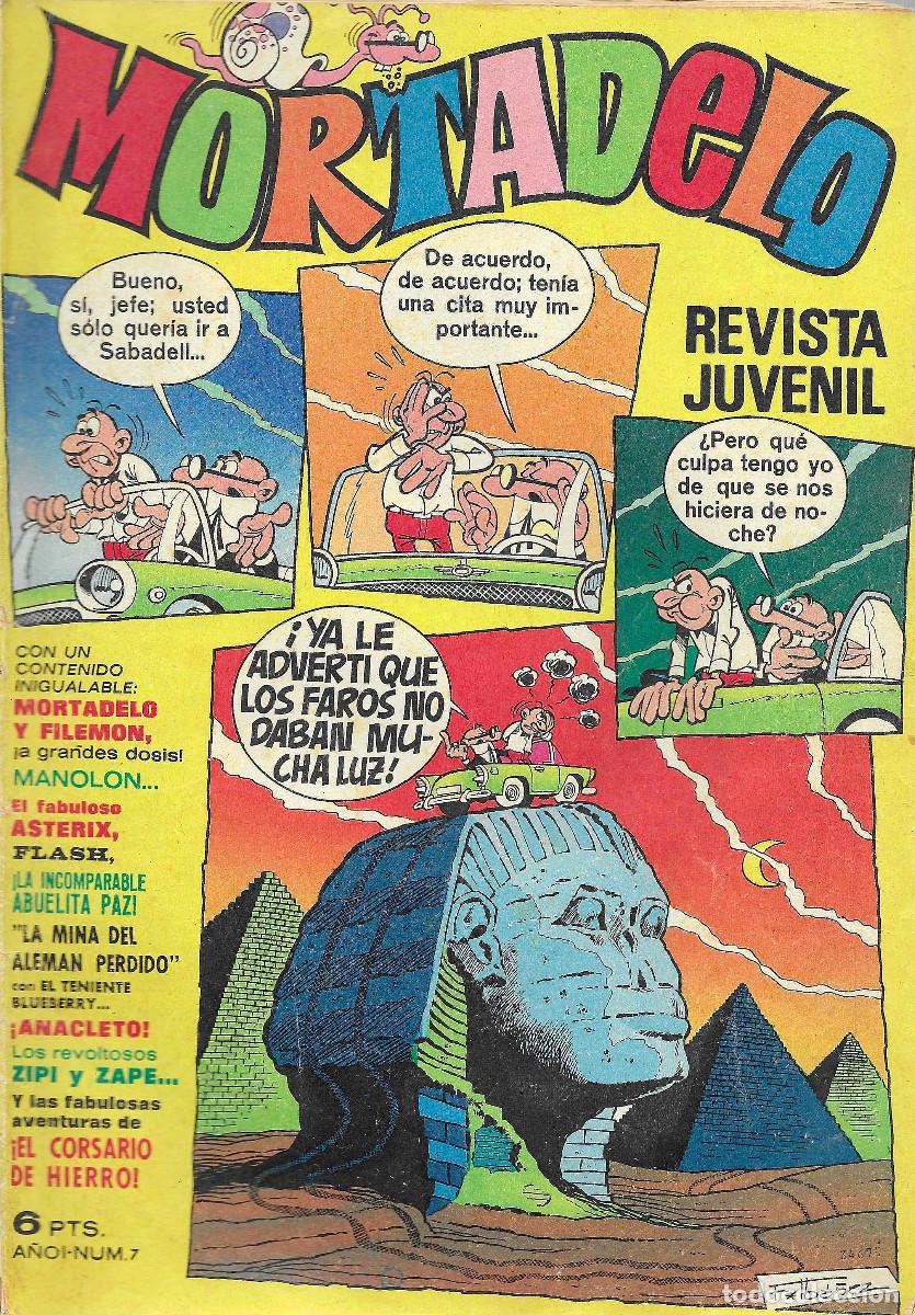 Tebeos: Revista Juvenil MORTADELO. N&ordm; 7
