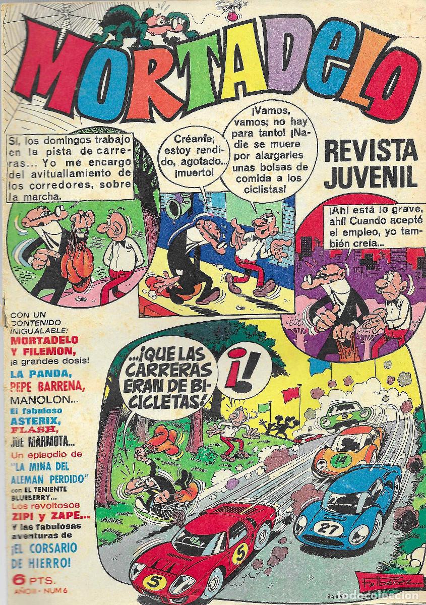 Tebeos: Revista Juvenil MORTADELO. N&ordm; 6