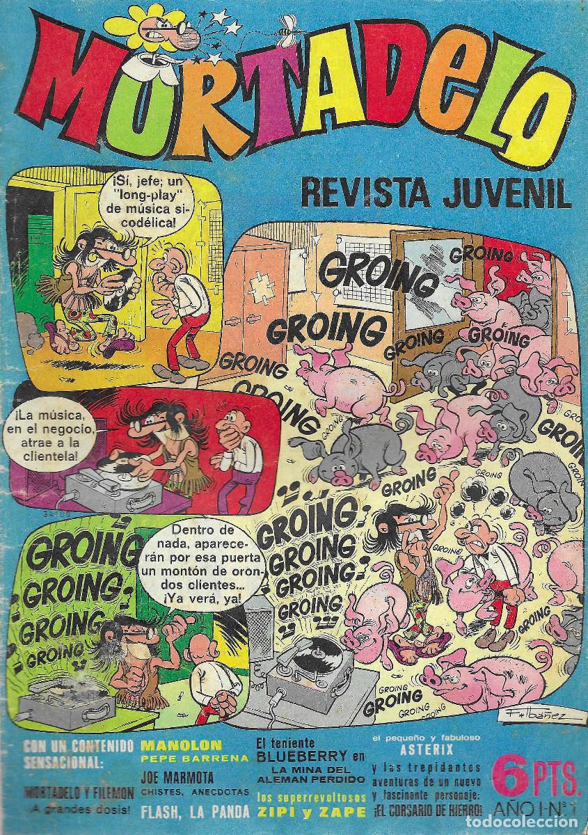 Tebeos: Revista Juvenil MORTADELO. N&ordm; 1