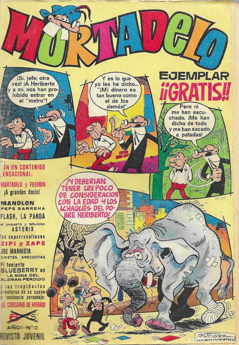 Tebeos: Revista Juvenil MORTADELO. A&Ntilde;O 1. N&Uacute;MERO 0.
