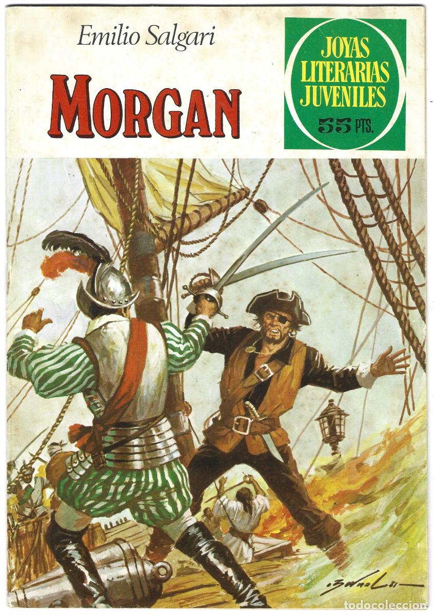 Tebeos: JOYAS LITERARIAS JUVENILES n&ordm; 242 (Bruguera 1&ordf; edicion 1981) Morgan.