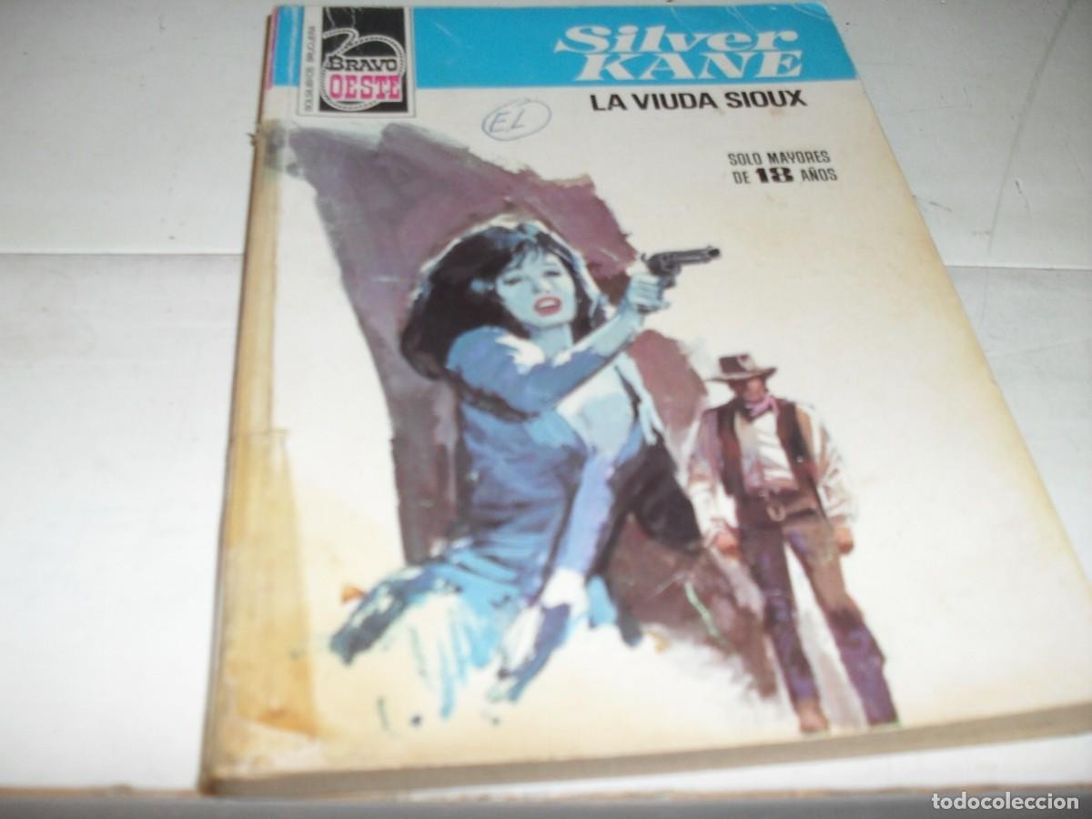 Tebeos: BOLSILIBROS BRAVO OESTE N&ordm; 893,LA VIUDA SIOUX,DE SILVER KANE,BRUGUERA,A&Ntilde;OS 70