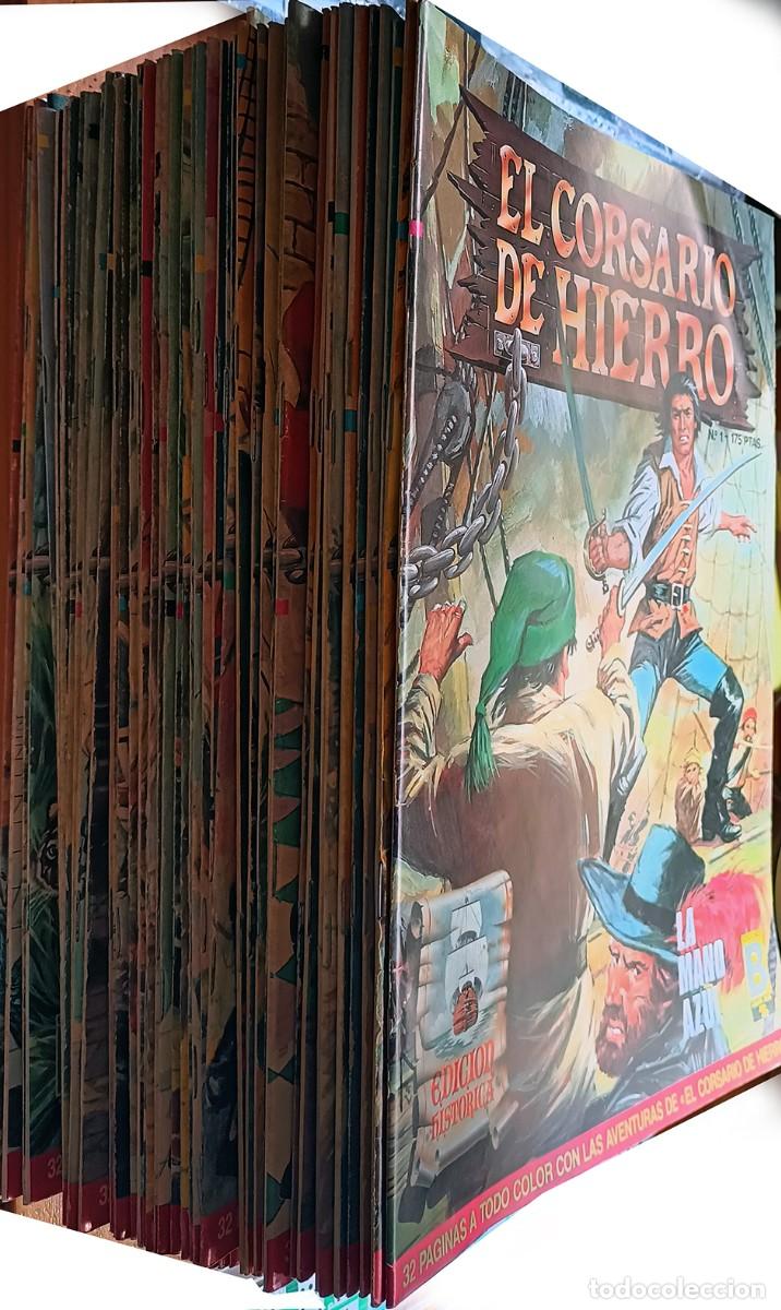 Tebeos: El Corsario de Hierro. Colecci&oacute;n hist&oacute;rica completa, 58 n&uacute;meros.