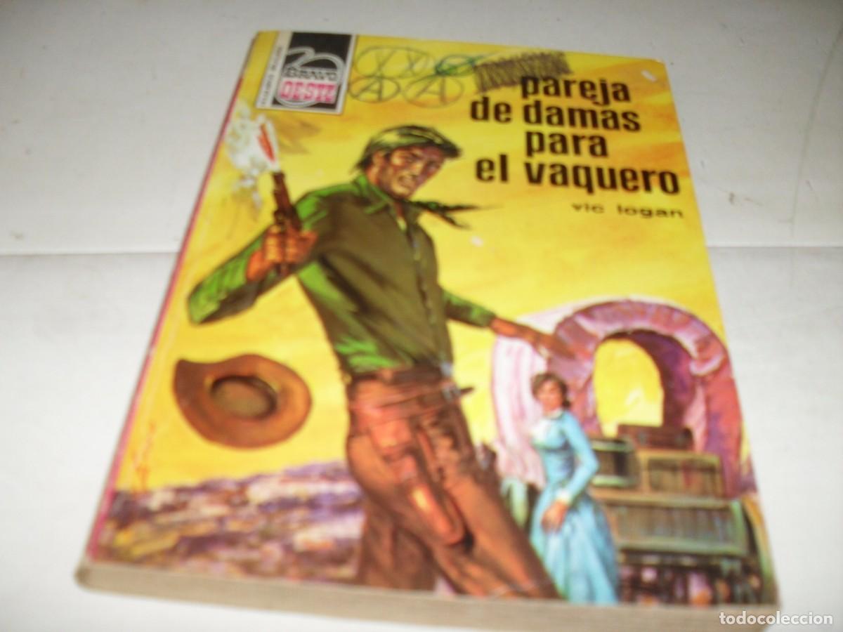 Tebeos: BOLSILIBROS BRAVO OESTE N&ordm; 584,PARAJA DE DAMAS PARA EL VAQUERO,DE VIC LOGAN,BRUGUERA,A&Ntilde;OS 70