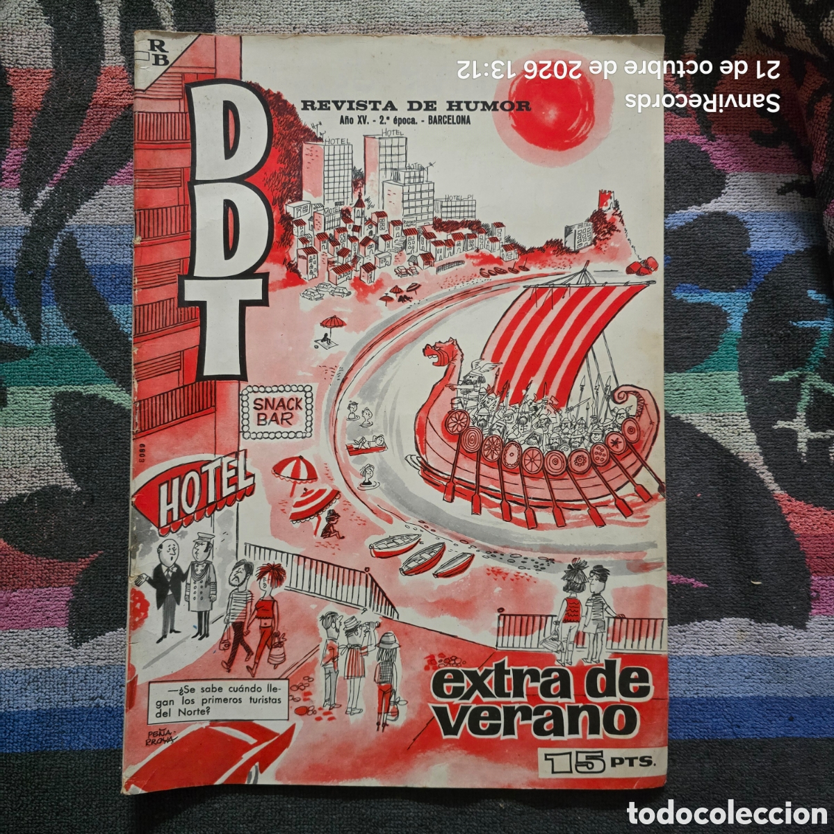 Tebeos: DDT, REVISTA DE HUMOR, EXTRA DE VERANO (A&Ntilde;O XV) (BRUGUERA)