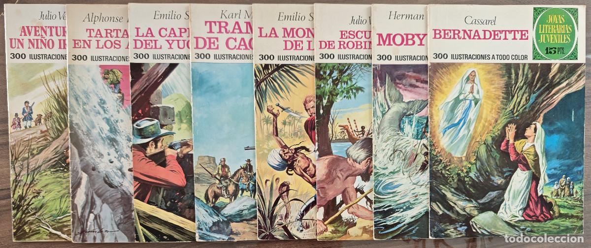 Tebeos: JOYAS LITERARIAS JUVENILES 106, 107, 108, 121, 122, 124, 125, 126 (Bruguera 1&ordf; edicion 1974/75) 8 Ud