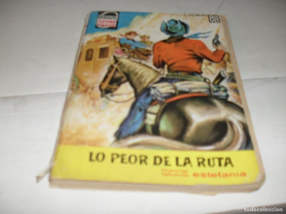 Tebeos: BOLSILIBROS BRAVO OESTE N&ordm; 139,LO PEOR DE LA RUTA,DE ESTEFANIA,BRUGUERA,A&Ntilde;OS 60