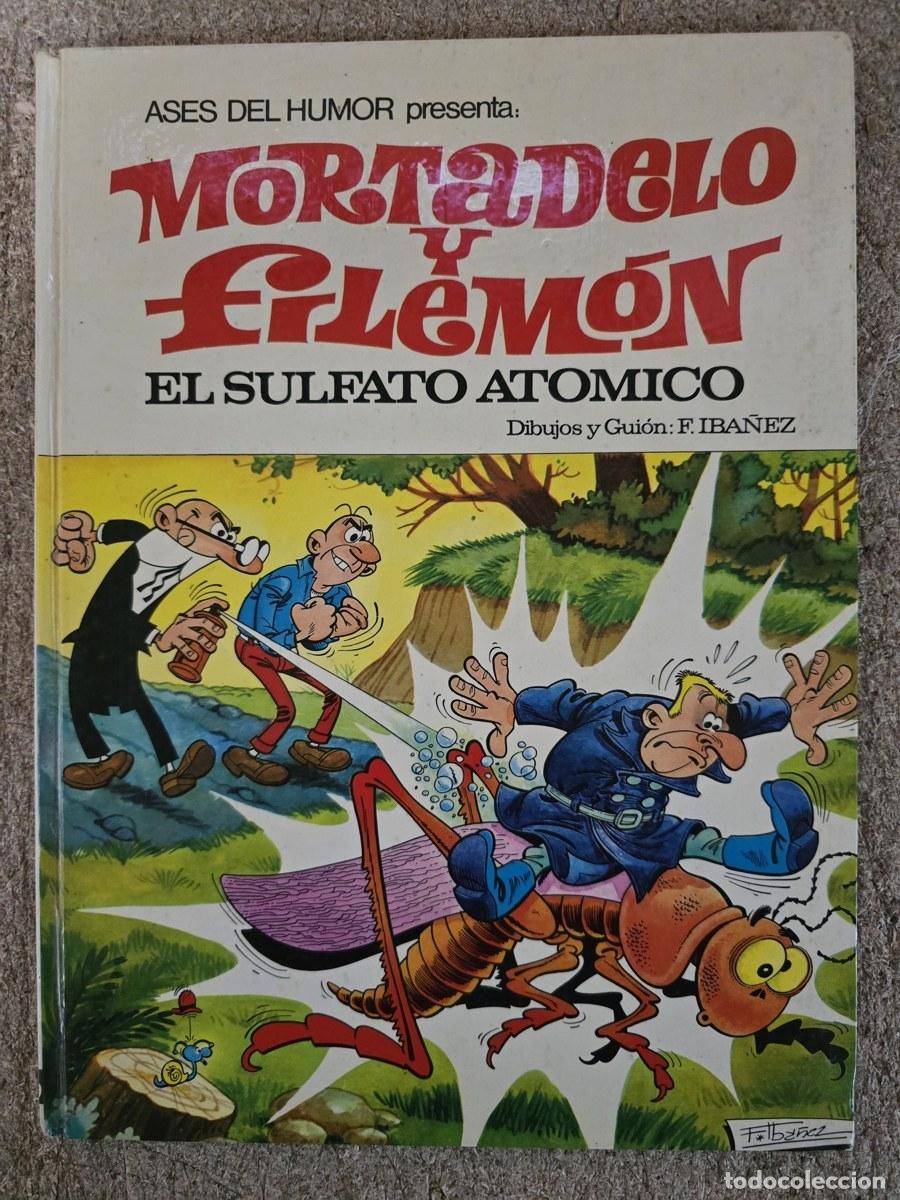Tebeos: Mortadelo y Filem&oacute;n El Sulfato Atomico 1.Ases del Humor.Bruguera 2&ordf; edicion