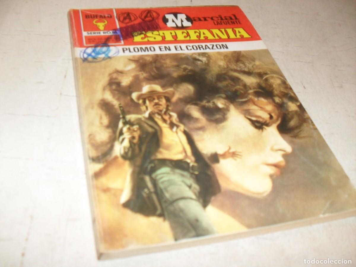 Tebeos: BOLSILIBROS BUFALO S.ROJA N&ordm; 1525,PLOMO EN EL CORAZON,DE ESTEFANIA,BRUGUERA,A&Ntilde;OS 80