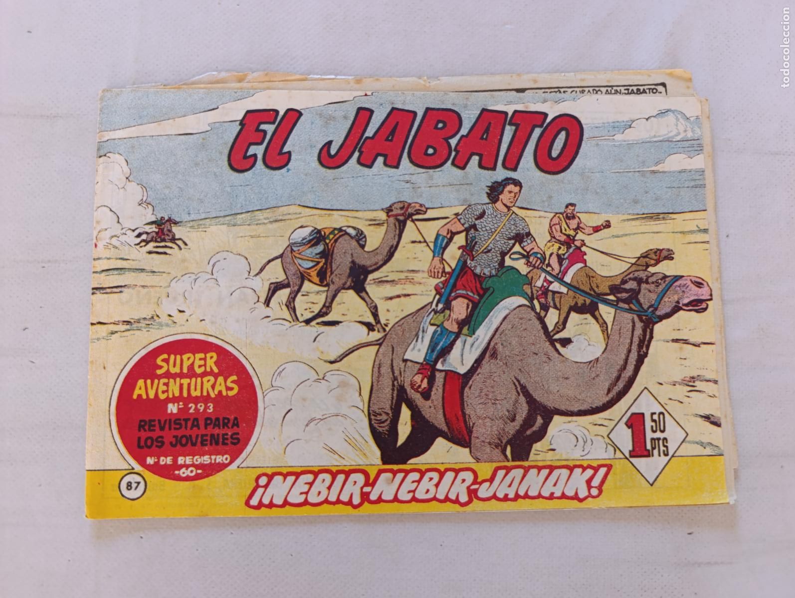 Tebeos: EL JABATO N&ordm; 87 - BRUGUERA - ORIGINAL (HS)
