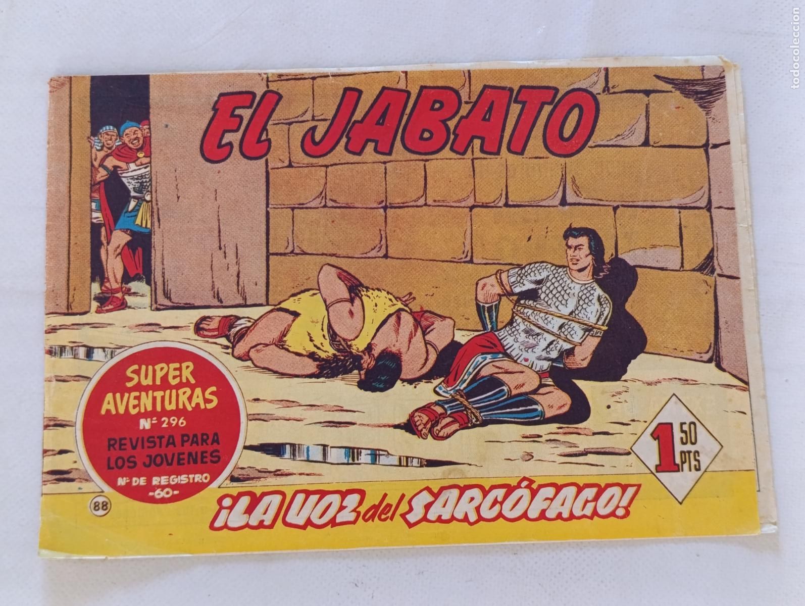 Tebeos: EL JABATO N&ordm; 88 - BRUGUERA - ORIGINAL (HS)